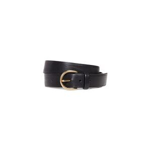 9673 Women's Medium Perfect Leather Belt, True Black